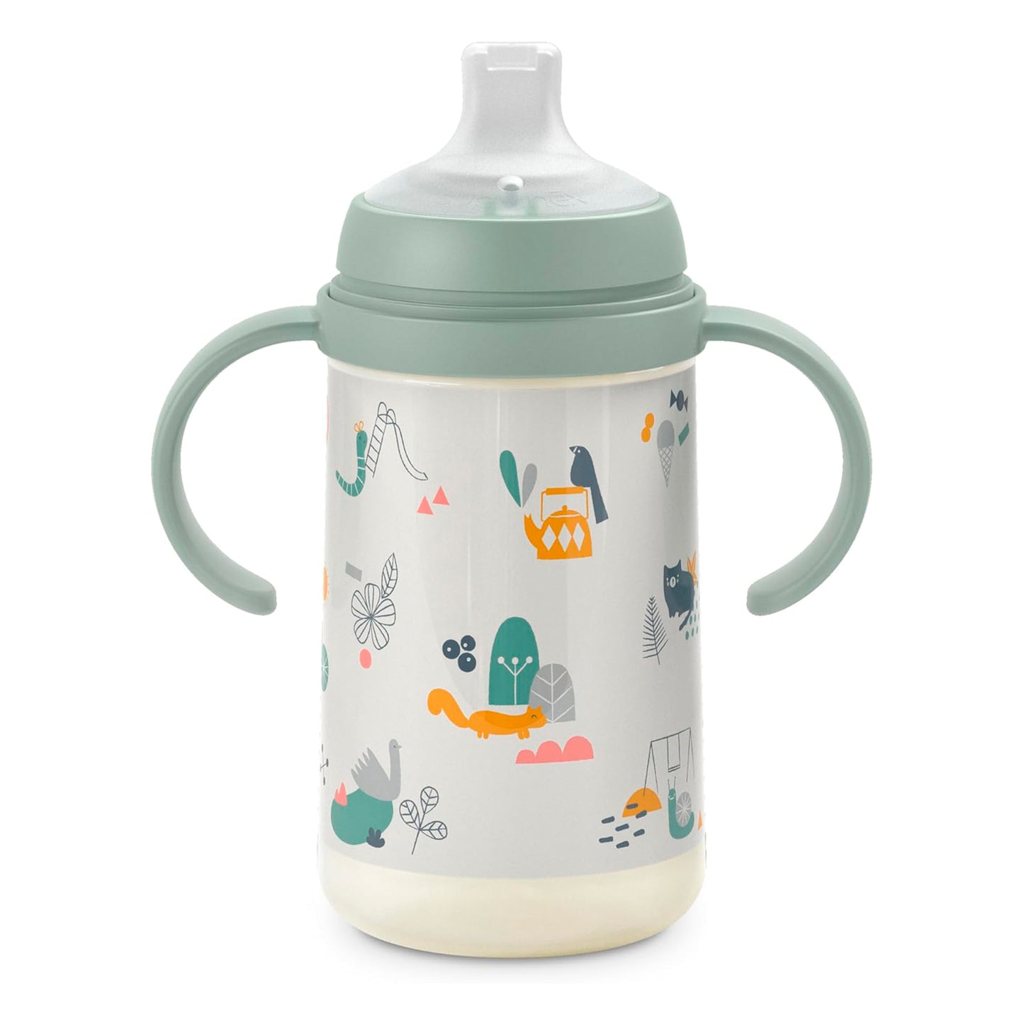 Vaso Mamadera con Asas y Tetina Silicona 270ml 6m+ Suavinex
