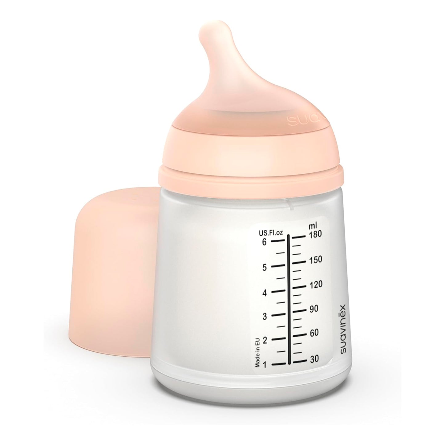 Mamaderas Anticólico Zero Zero 180ml con Tetina de Flujo Lento 0m+