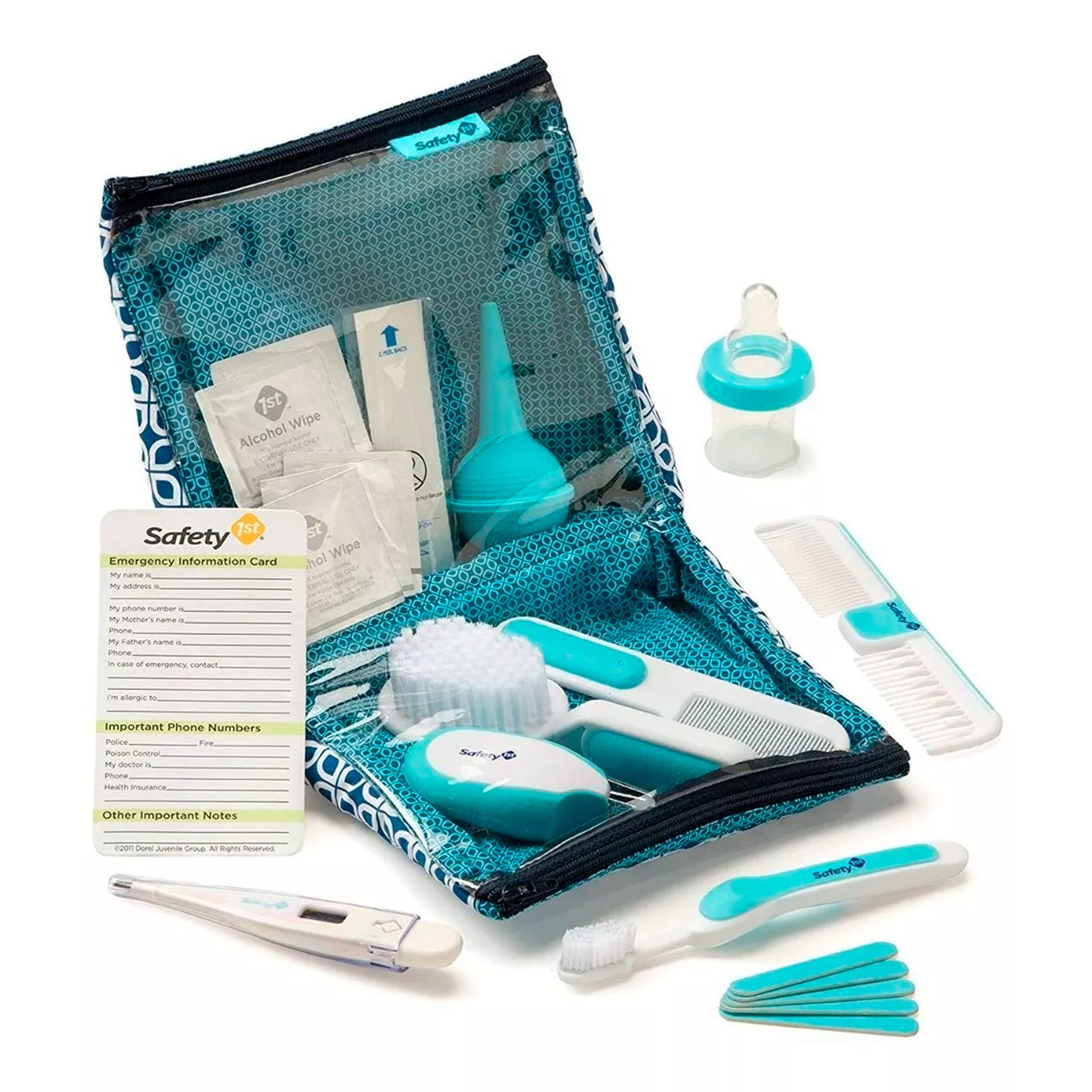 Kit de aseo y salud para bebé 25 Piezas Celeste Safety 1st