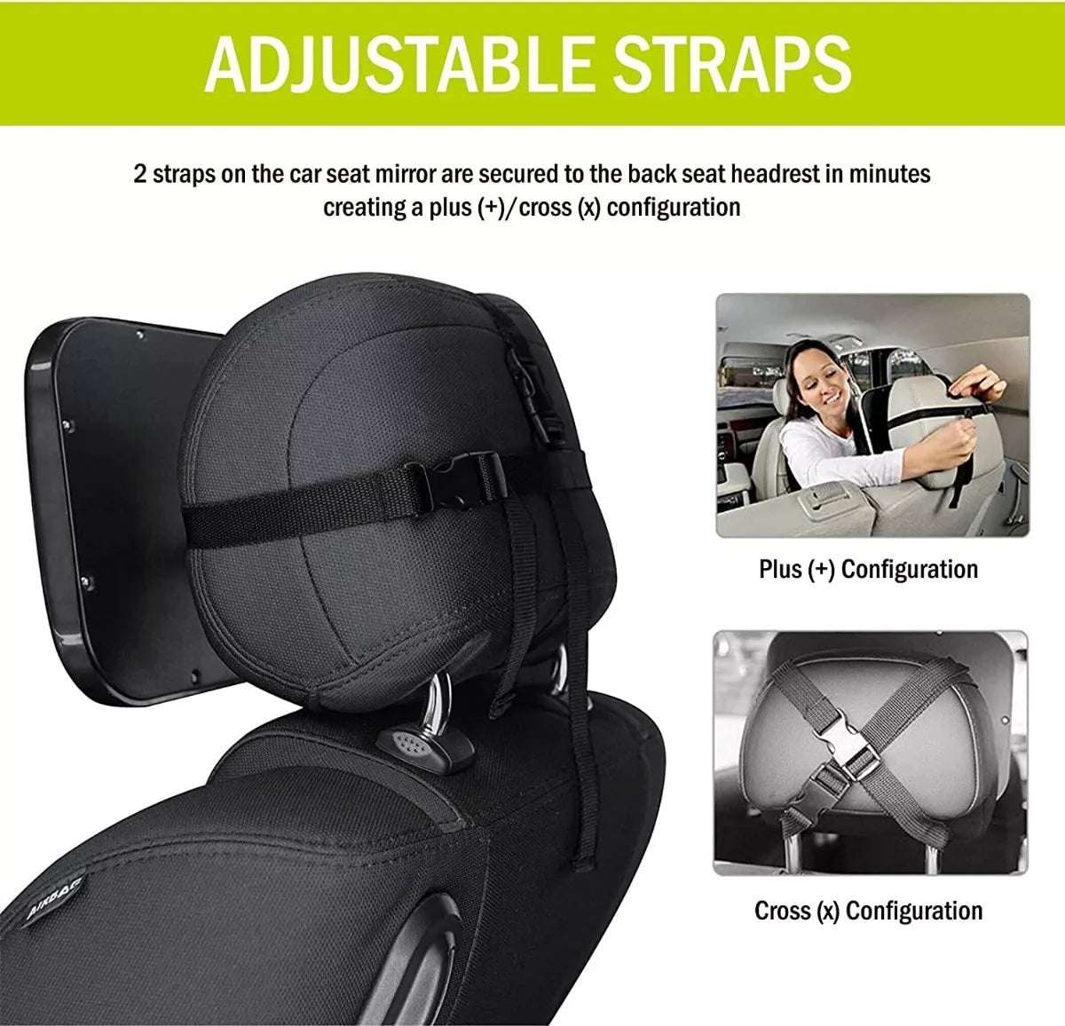 Espejo Para Auto Seguridad De Bebé
