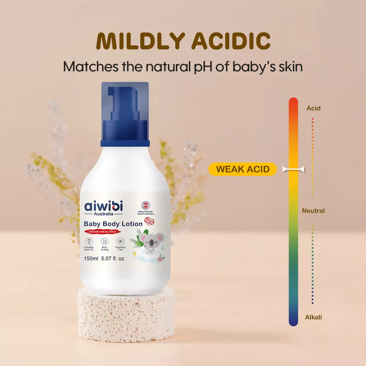 Loción Corporal Para Bebés 150ml Aiwibi