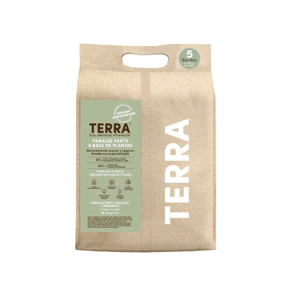 Pants biodegradables desechables XG Terra