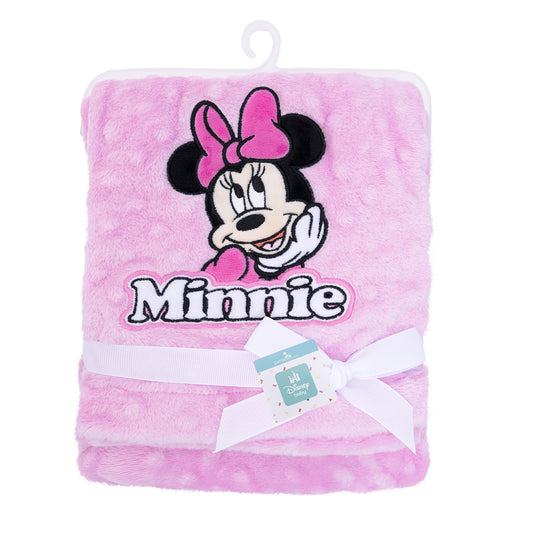 Manta Frazada Coral Disney Minnie o Mickey 76x100 cms Bambino
