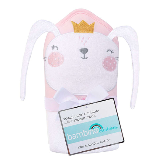 Toalla con Capucha 100% algodón Bambino