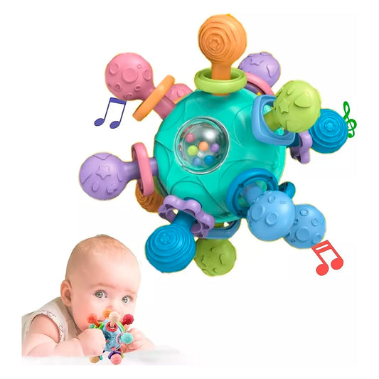 Mordedor Sonajero Sensorial Teether Ball